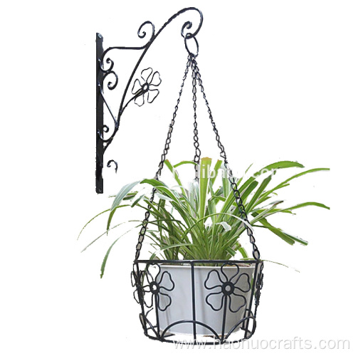 balcony hang flowerpot frame wall hanging flower basket